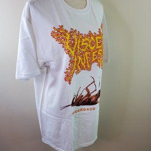 Merchcons Apparel Mens White Graphic Tee